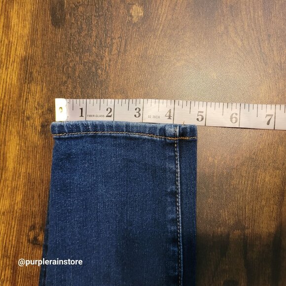 American Eagle Jeans 10 Hi Rise Jegging 360 Next Level Stretch Medium Dark Wash - Picture 11 of 12